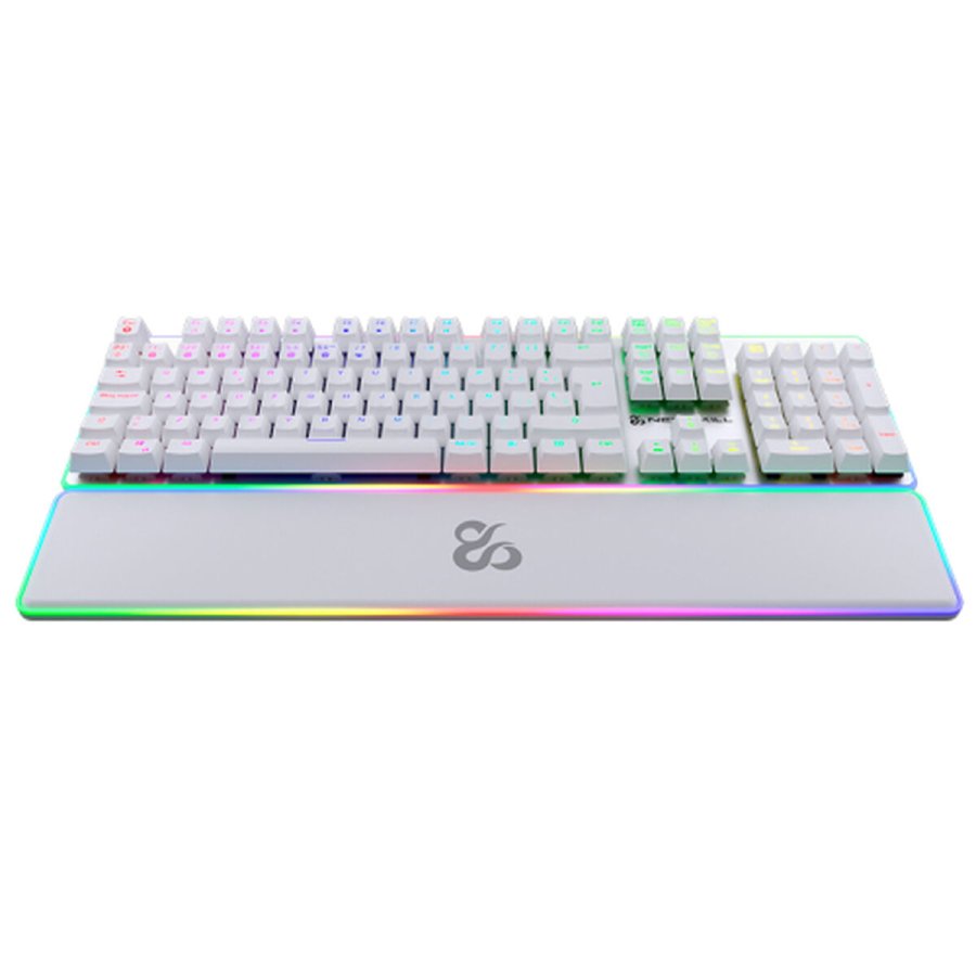 Tastatur Newskill NS-KB-GUNGNYR-GAT-RE Hvid Spansk qwerty QWERTY #4