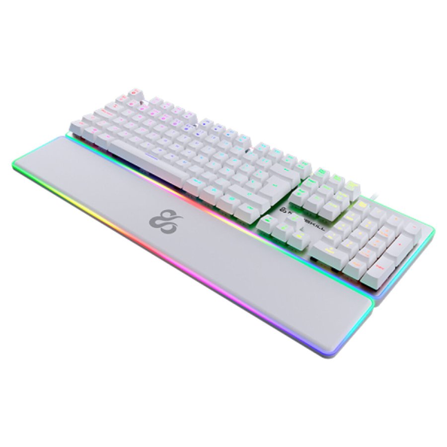 Tastatur Newskill NS-KB-GUNGNYR-GAT-RE Hvid Spansk qwerty QWERTY #2
