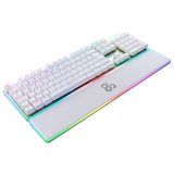 Tastatur Newskill NS-KB-GUNGNYR-GAT-RE Hvid Spansk qwerty QWERTY #1