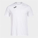 B�rne Kort�rmet T-shirt Joma Sport Combi Hvid #2