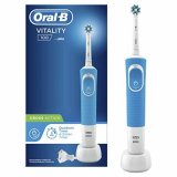 Elektrisk tandbrste + Udskifter Oral-B D100 VITALITY (1) #1