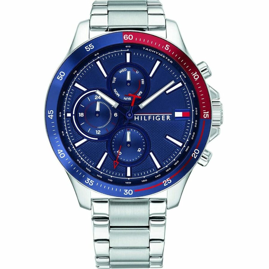 Herreur Tommy Hilfiger BANK S�lvfarvet (� 46 mm) #1