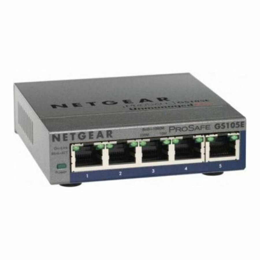 Switch til desktop Netgear GS105E-200PES        5P Gigabit RJ45 #1