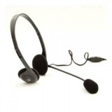 Hovedtelefoner med mikrofon Ewent EW3563 Sort #1