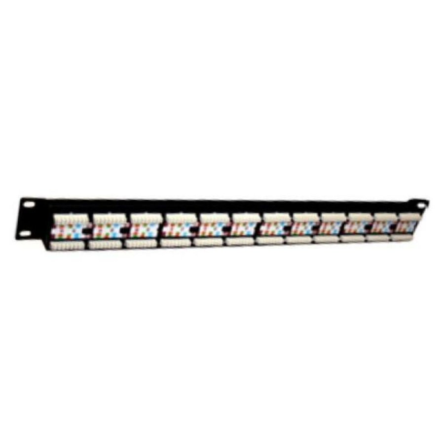 24-port UTP kategori 5e Patch Panel Monolyth RACGALPP24UC5 19