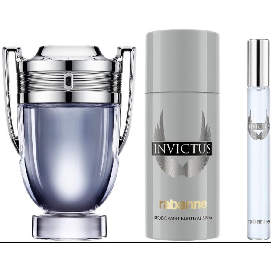 Parfume st til mnd Paco Rabanne Invictus 3 Dele #2