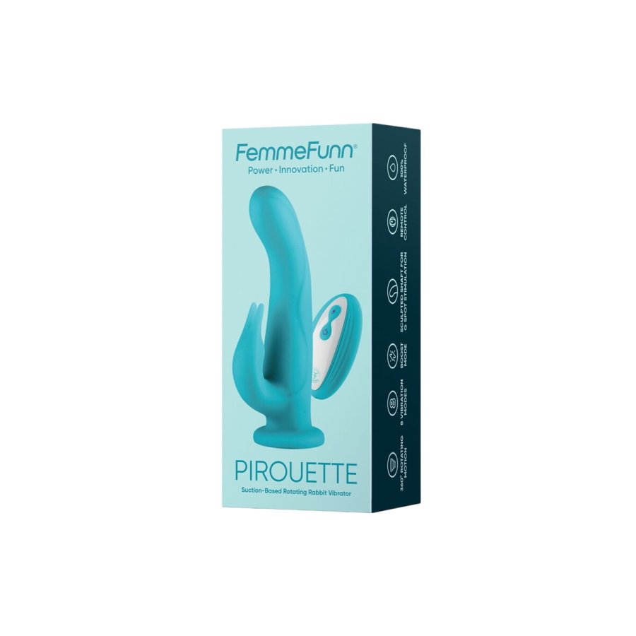 Dual Stimulation Vibe FemmeFunn Pirouette Turkisbl� #5