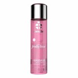Erotisk massageolie Swede 120 ml Varme Effekt Jordbr Mousserende Vin #1