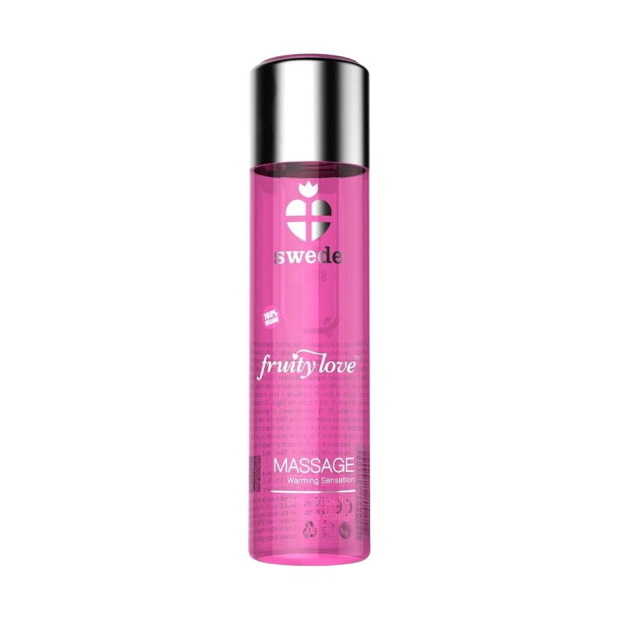 Erotisk massageolie Swede 120 ml Grapefrugt Mango Varme Effekt #1