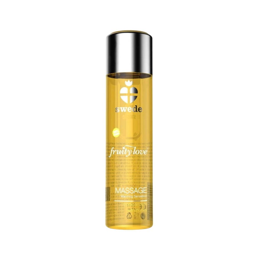 Erotisk massageolie Swede 120 ml Varme Effekt Honning Tropiske frugter #1