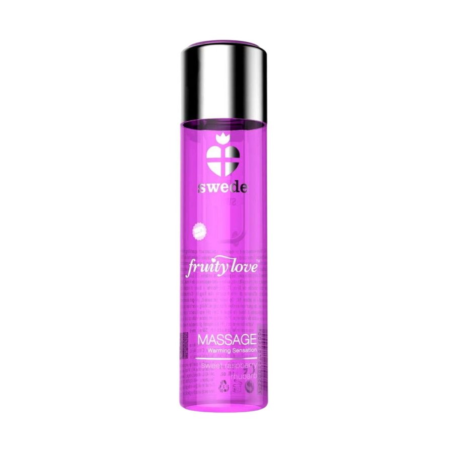 Erotisk massageolie Swede 60 ml Rabarber Varme Effekt #1