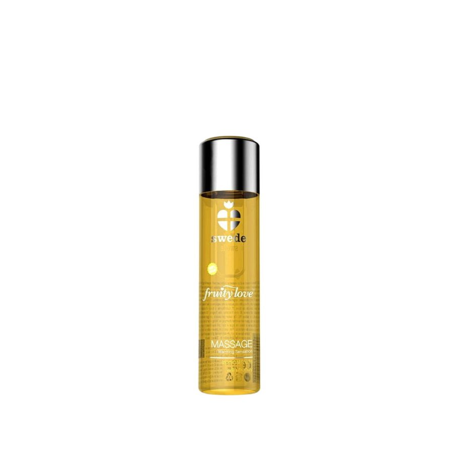 Erotisk massageolie Swede 60 ml Honning Tropiske frugter Varme Effekt #1