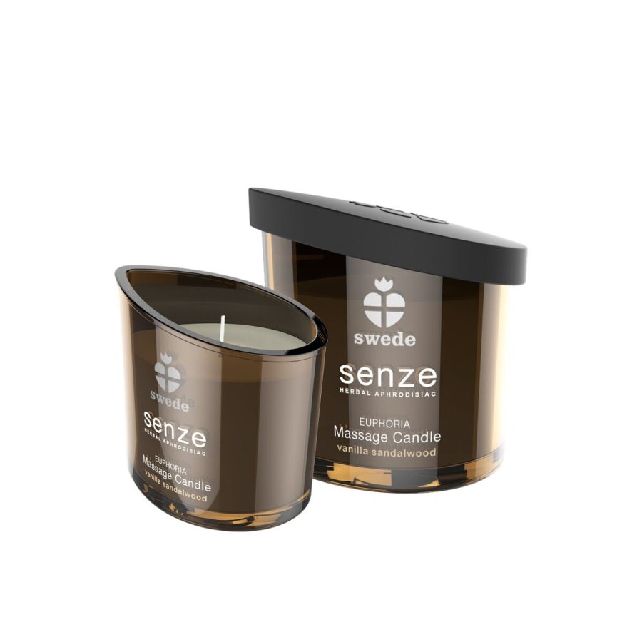 Senze Massage Lys Drillende Swede Euphoria Sandeltr Vanilje 150 ml #1