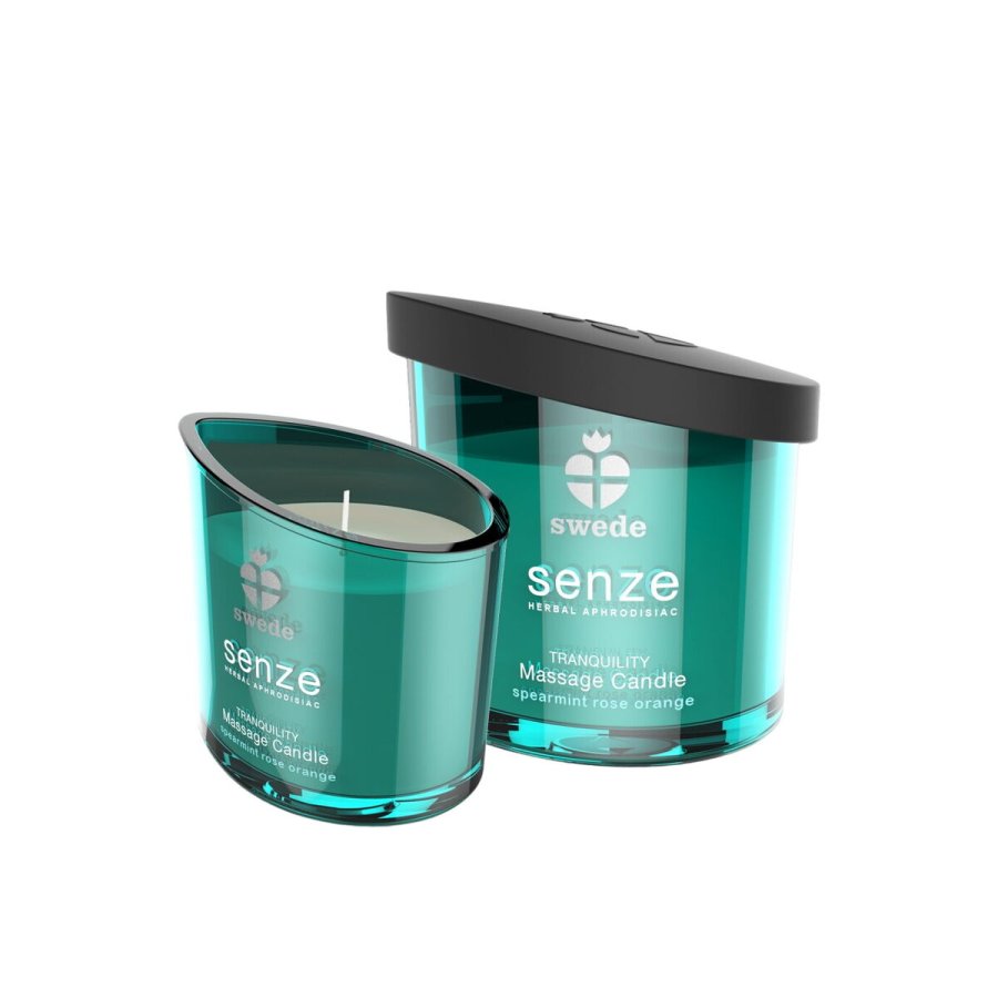Senze Massage Lys Drillende Swede Tranquility Orange Roser 50 ml #1