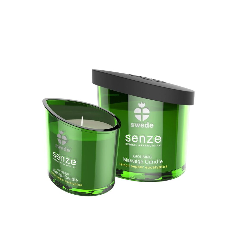 Senze Massage Lys Drillende Swede Arousing Eukalyptus Citron Peber 50 ml #1