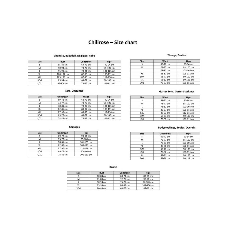 Undert�j S�t Chilirose #5