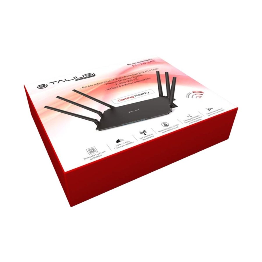 Router Talius RT2100GLAN Sort USB RJ45 Ethernet LAN USB 3.2 USB x 3 Wi-Fi #2