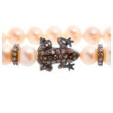 Armbnd til kvinder Lancaster JLA-BR-FROG-4-PE 16 mm #3