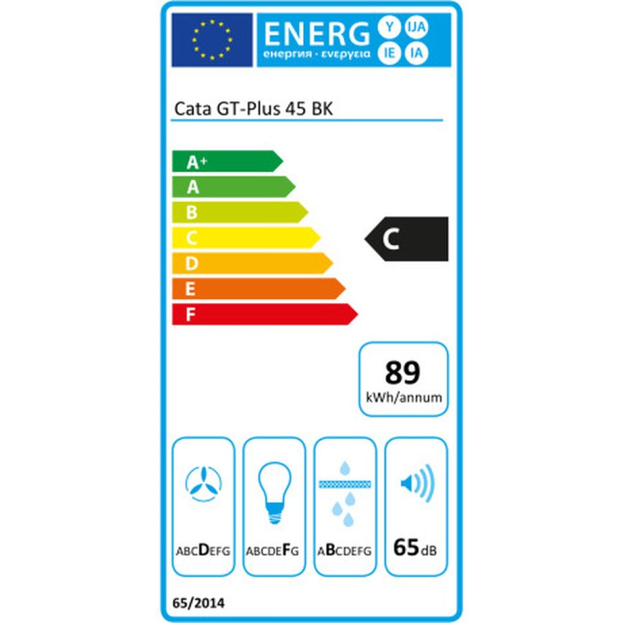 Konventions-emhtte Cata GTPLUS45BK Sort #5