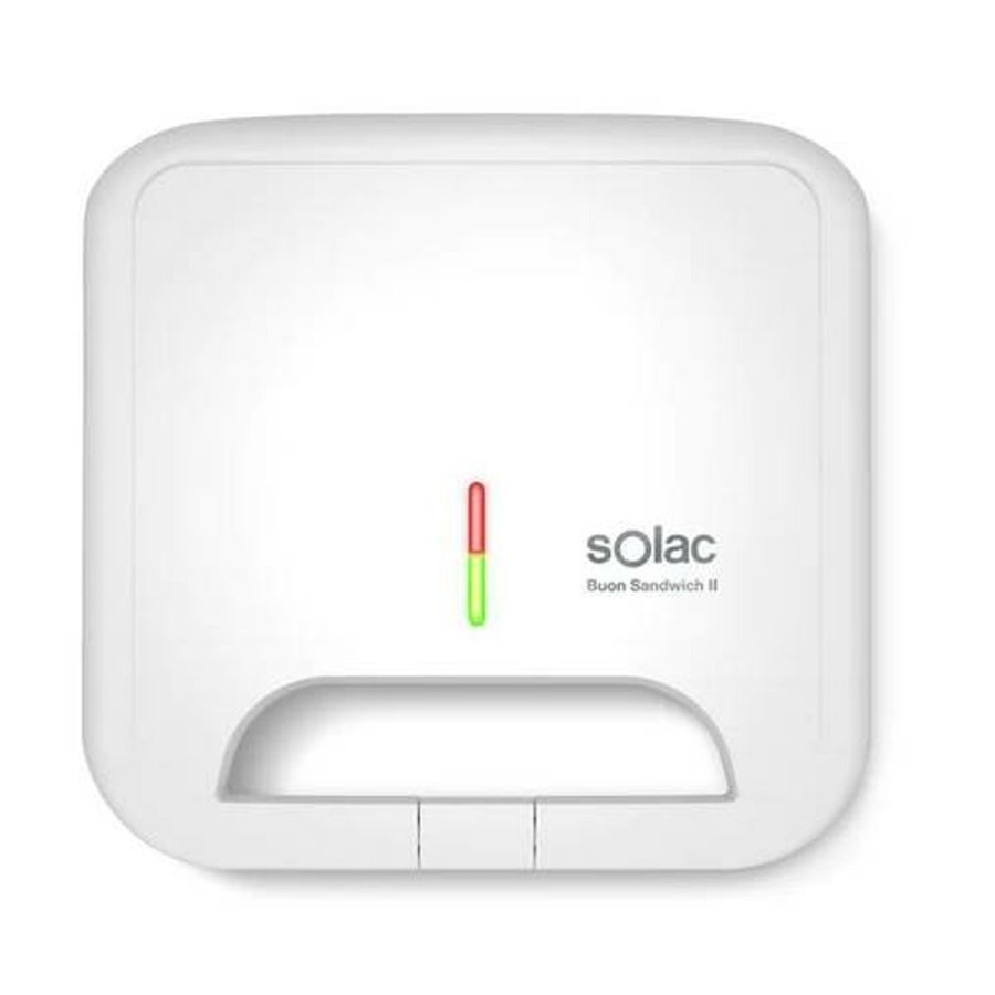 Sandwich Maker Solac SD5054 Hvid 750 W #1