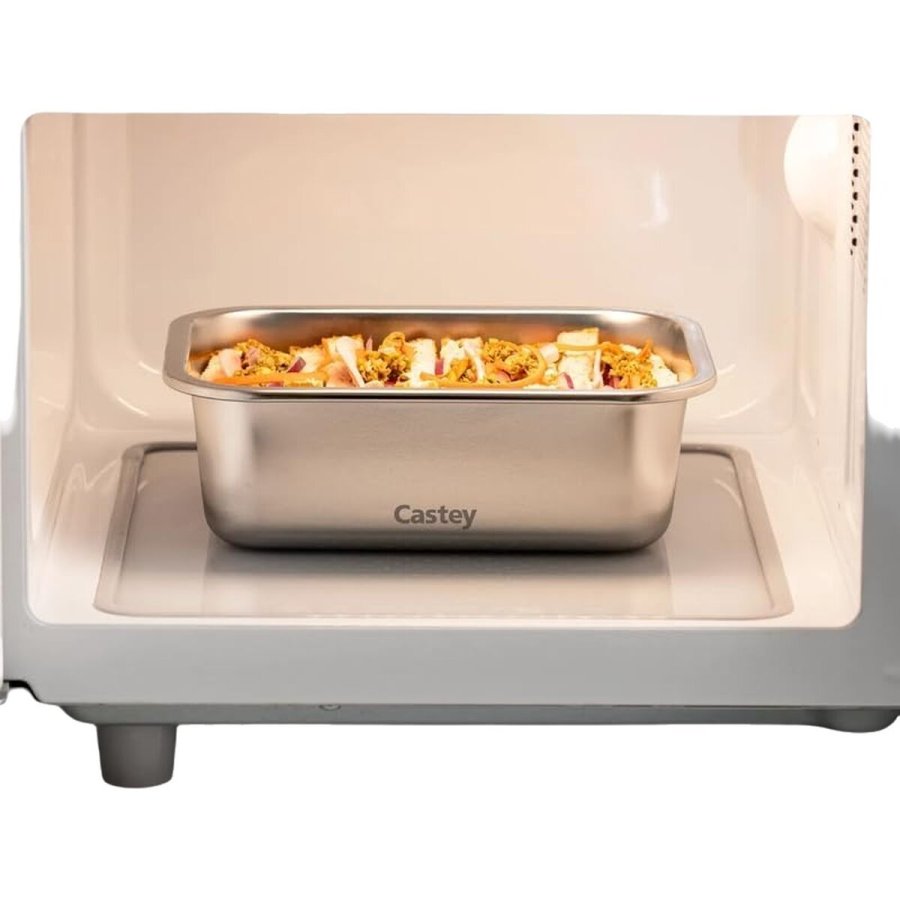 Madkasse Castey C-A1780 S�lvfarvet Rustfrit st�l 1,8 L #33