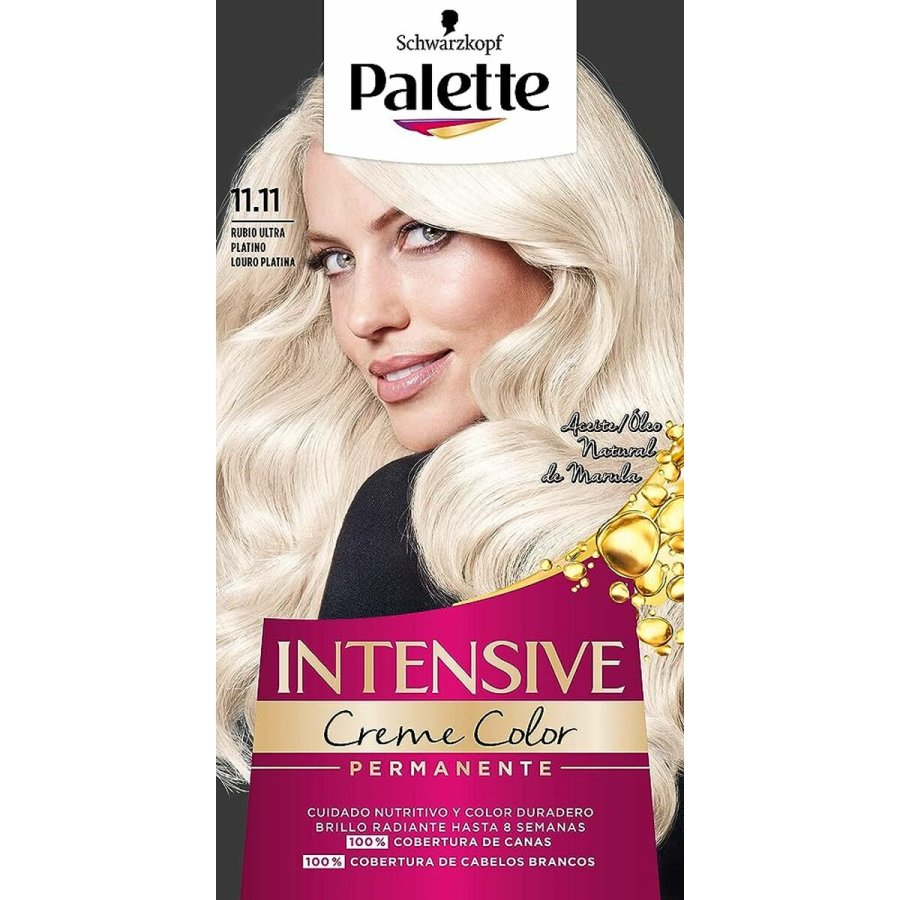 Permanent Farve Schwarzkopf Intensive Platinblond N 11.11 (1 enheder) #2