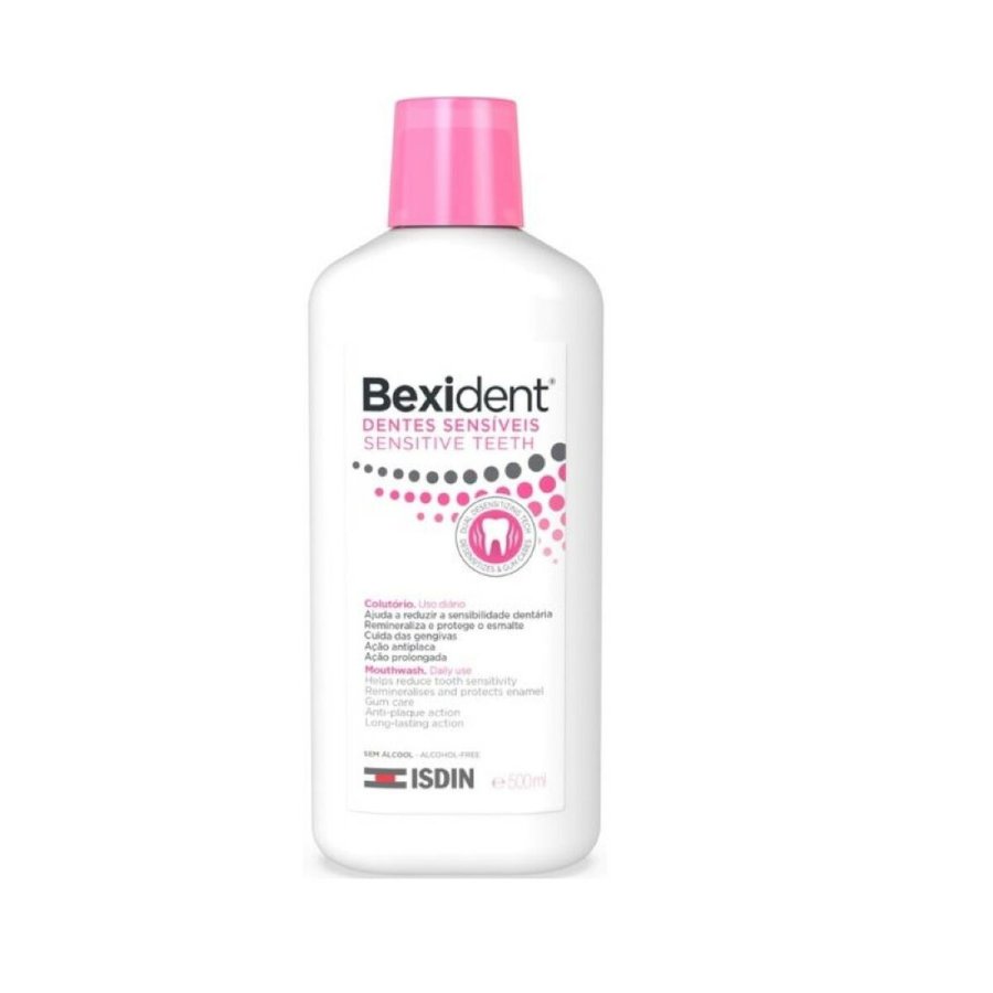 Mundskyllevand Isdin Bexident Flsomme tnder Anti-plak (500 ml) #1