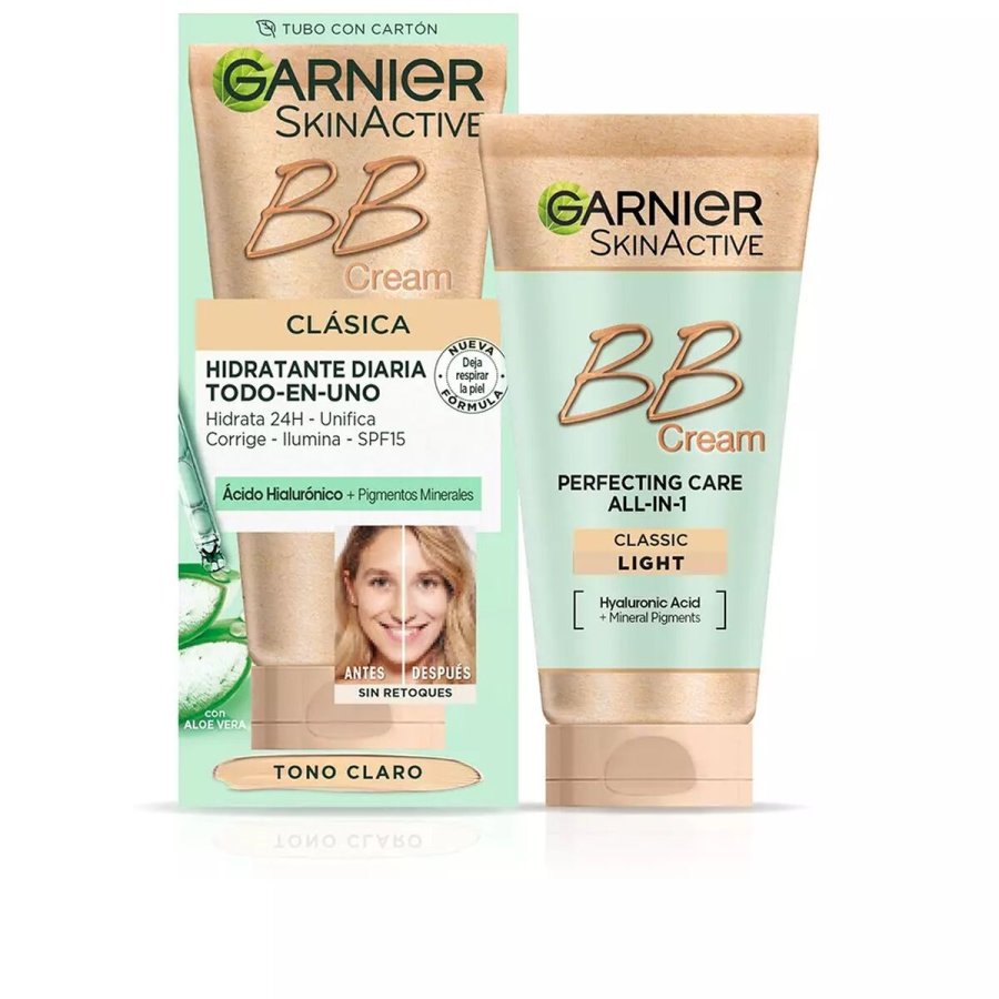 Fugtighedscreme med Farve Garnier Skin Naturals Spf 15 Klar (50 ml) #1