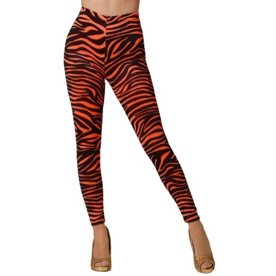 Leggings Striber Orange #1