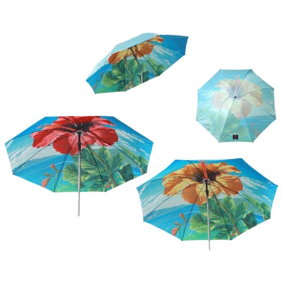 Solskrm  240 cm SPF50+ Blomst #2