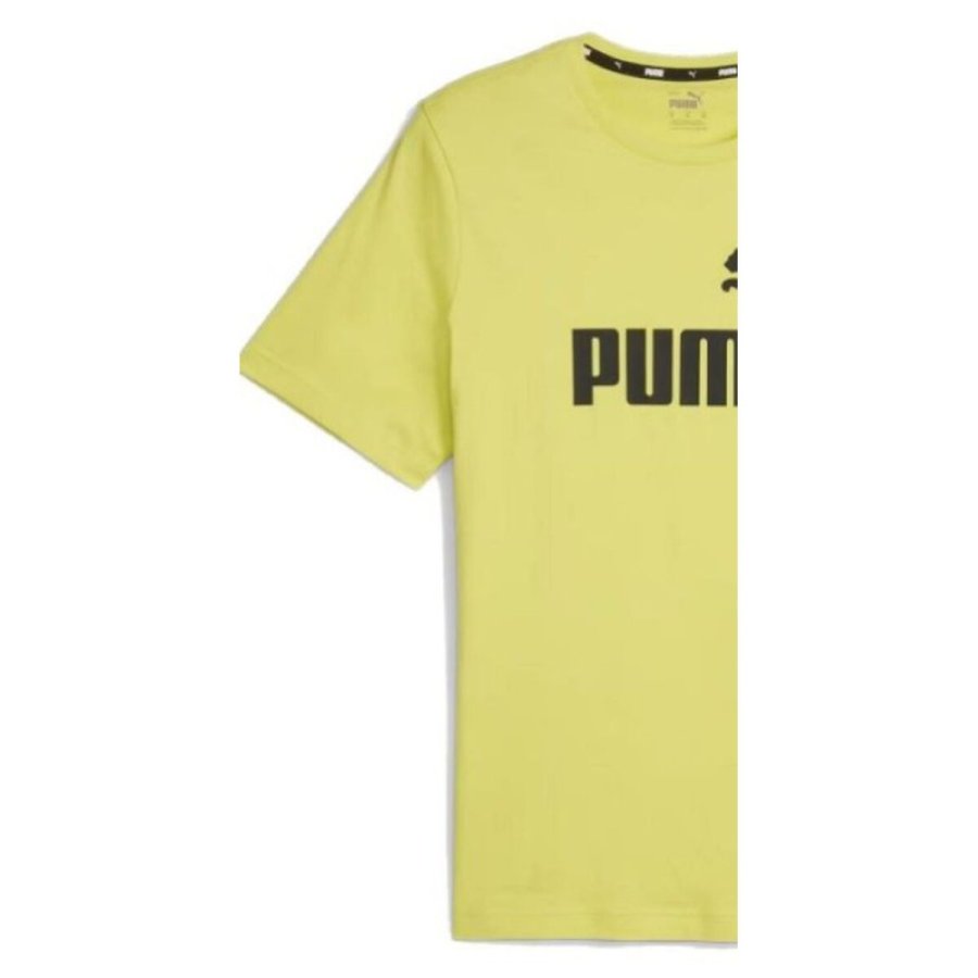 Kortrmet T-shirt til Mnd Puma ESS LOGO TEE 586667 66 Grn #2