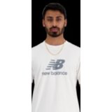 Kort�rmet T-shirt til M�nd New Balance MT41502 WT Hvid #2