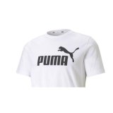 Kort�rmet T-shirt til M�nd Puma ESS LOGO TEE 586666 02 Hvid #2