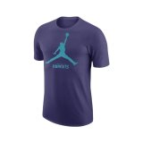 Kort�rmet T-shirt til M�nd Nike NBA JDN SS TEE FD1459 566 Lilla #1
