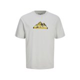 Kort�rmet T-shirt til M�nd Jack & Jones JCOMOUNTAIN LOGO TEE SS CREW NECK 12262220 Gr� #1