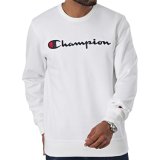 Sweaters uden H�tte til M�nd Champion CREWNECK SWATSHIRT 220254 WHT Hvid #1