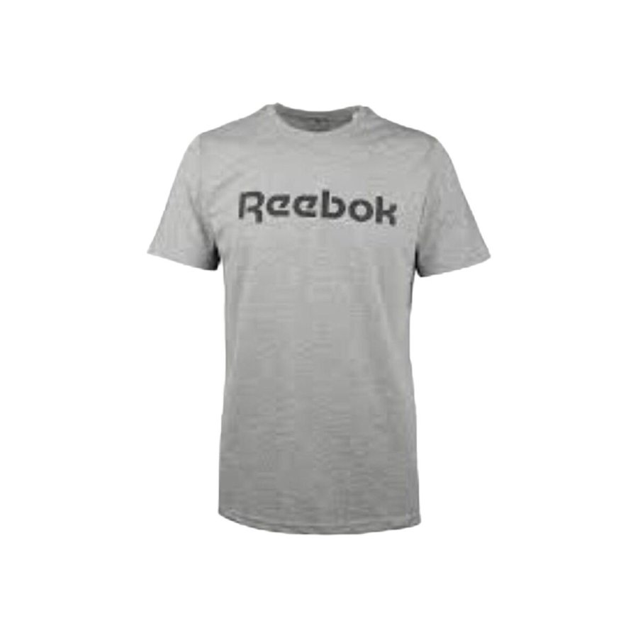 Kort�rmet T-shirt til M�nd Reebok GS REEBOK LINEAR READ TEE 100038780 Gr� #1