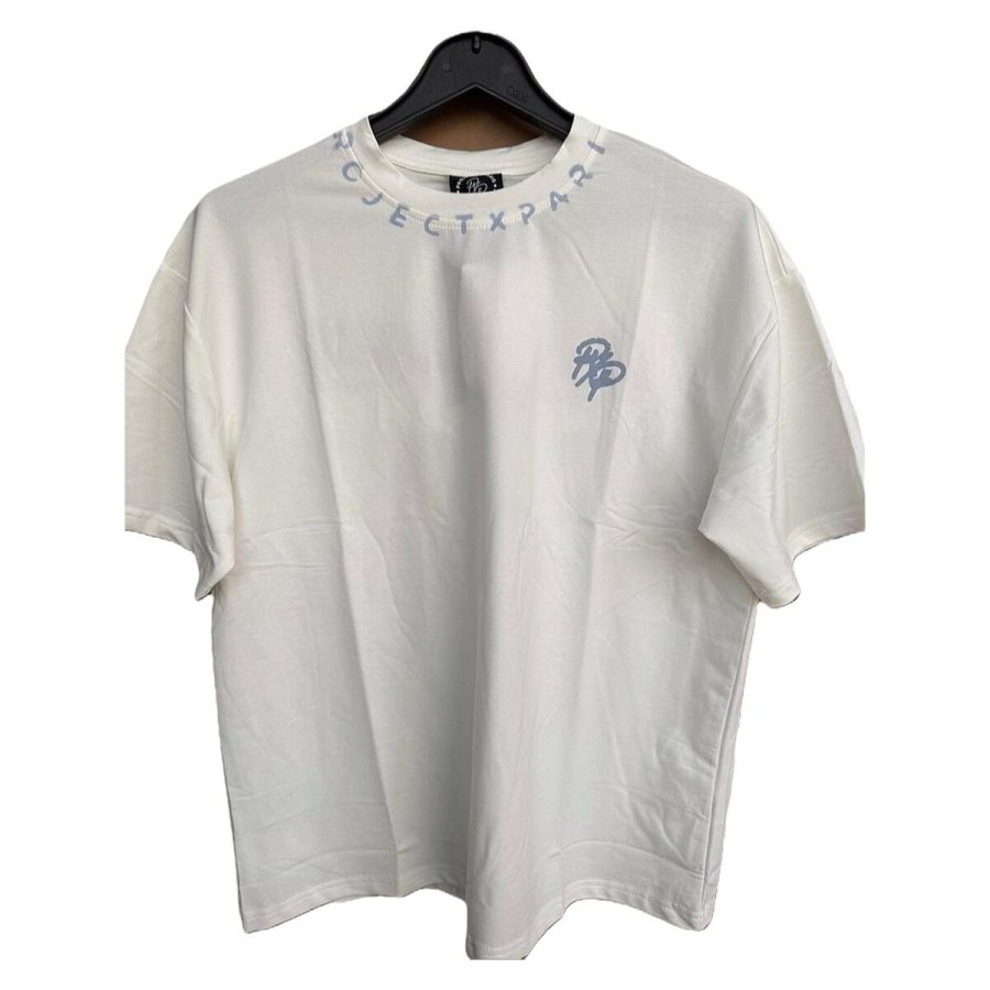 Kort�rmet T-shirt til M�nd Project X Paris 2410117 OW Hvid #1