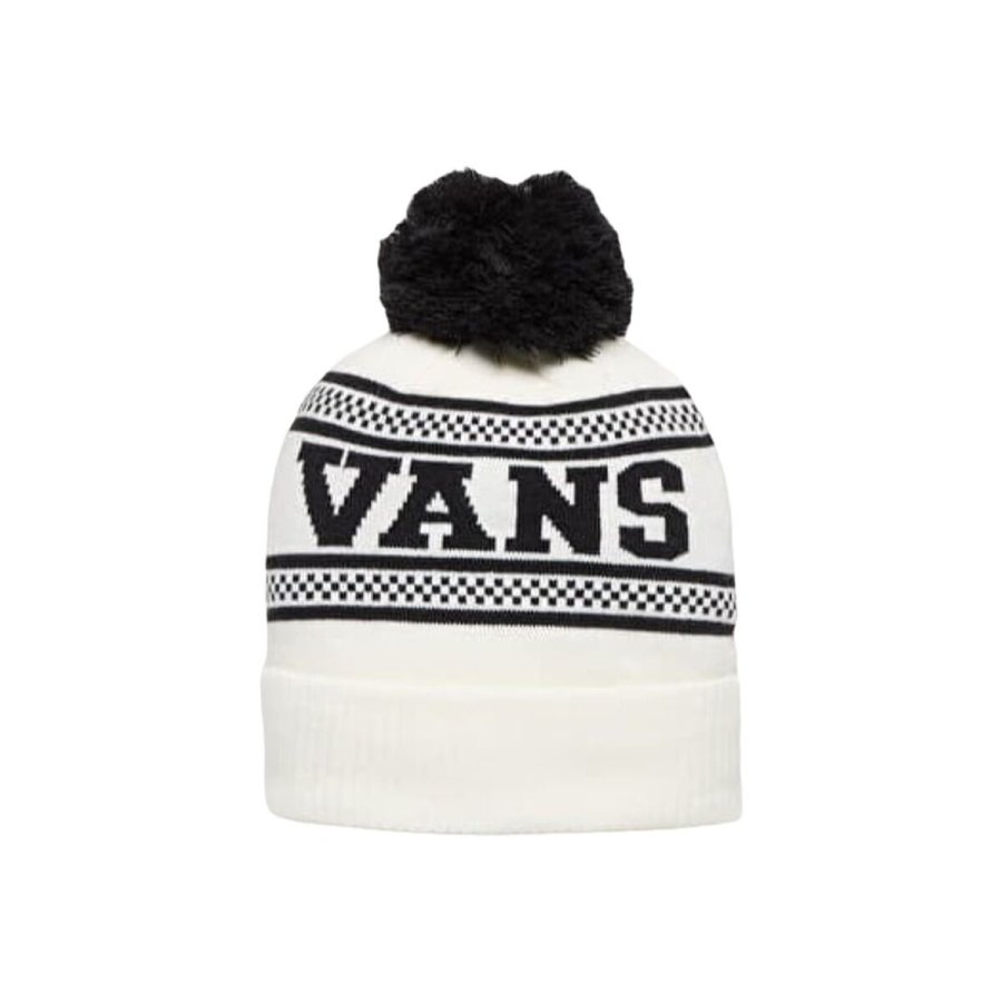 Hat Vans Check Pom Beanie VN000HT1FS81 Hvid #1