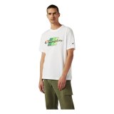 Kort�rmet T-shirt til M�nd Champion CHAMPION SS TEE 221219 Hvid #1