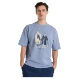 Kort�rmet T-shirt til M�nd New Balance Perfect Match Tennis T Shirt MT51412 DUS Bl� #1