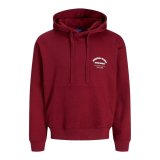 H�ttetr�je til M�nd Jack & Jones JORMEADOWS SWEAT HOOD 12283868 R�dbrun #1