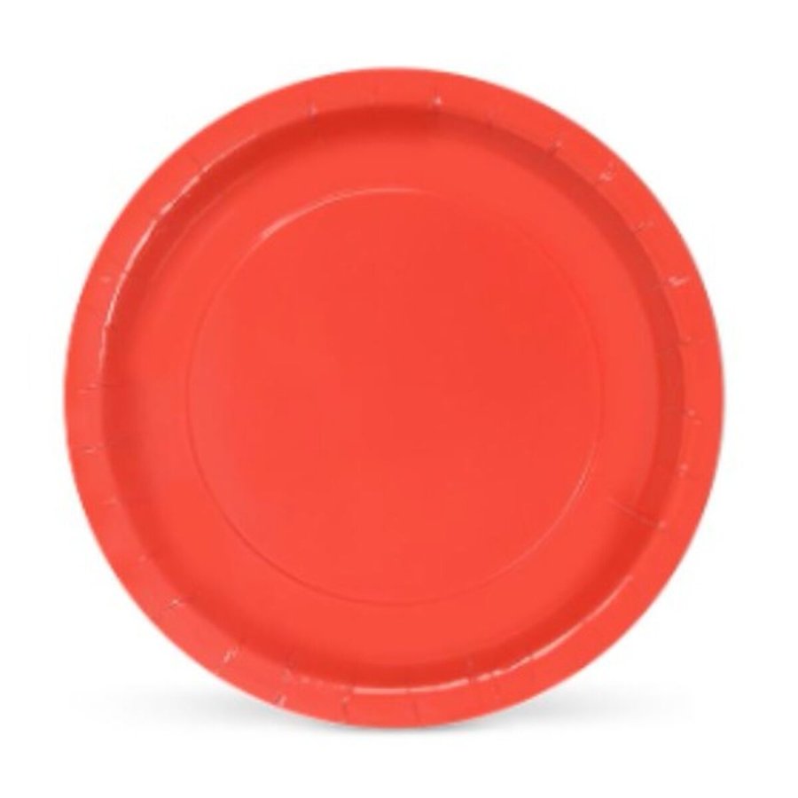 plade Algon Pap Engangsanvendelse Rd 10 enheder 20 x 20 x 1,5 cm #1