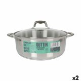 Gryde Med Glaslg Quttin Caesar Stl  32 x 12,5 cm (2 enheder) #1