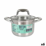 Gryde med Glaslg Quttin Caesar Stl  16 x 11,5 cm (6 enheder) #1
