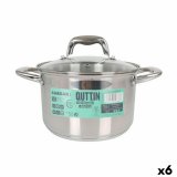 Gryde med Glaslg Quttin Caesar Stl  20 x 13,5 cm (6 enheder) #1