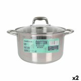 Gryde med Glaslg Quttin Caesar Stl  26 x 15,5 cm (2 enheder) #1