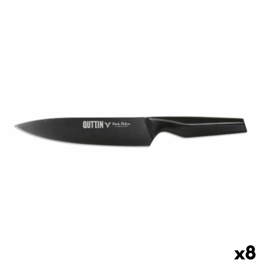 Kokkekniv Quttin Black Edition 20 cm (8 enheder) #1