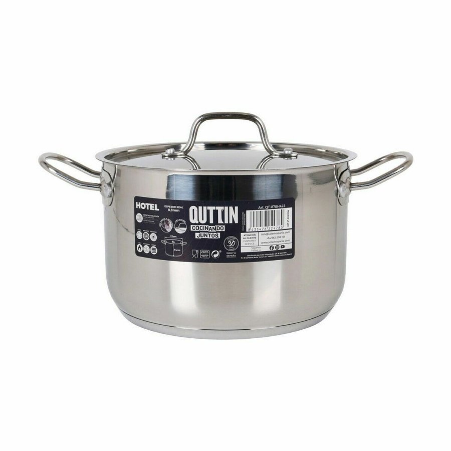 Gryde med lg Quttin Hotel Stl  22 x 14 cm (4 enheder) #2