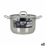 Gryde med lg Quttin Hotel Stl  24 x 15 cm (2 enheder) #1